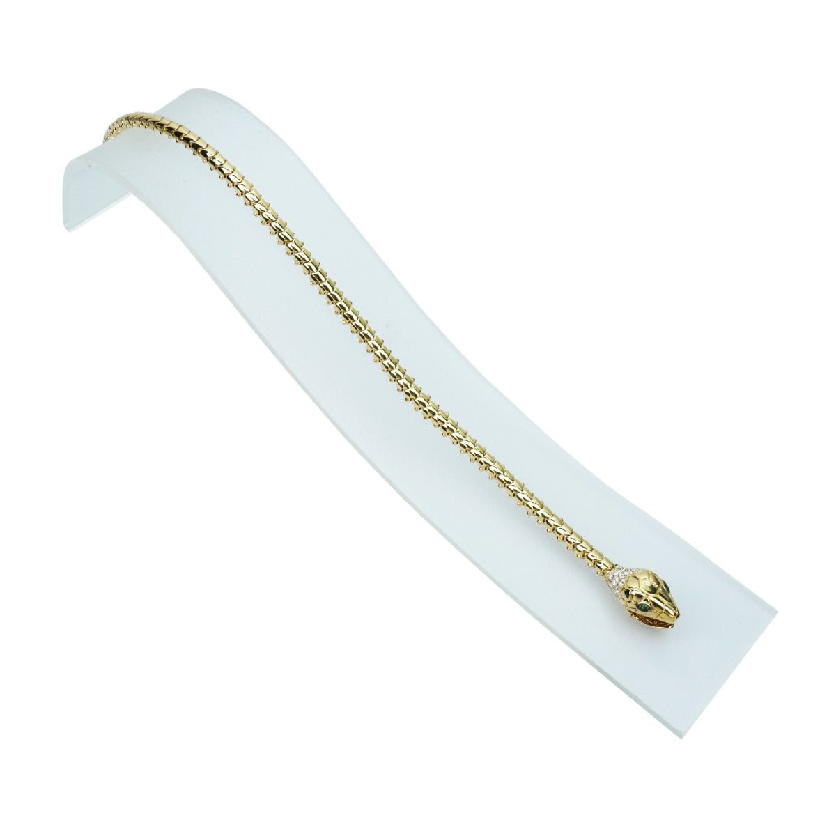 Diamond Rattler Nouveau Serpent Bracelet