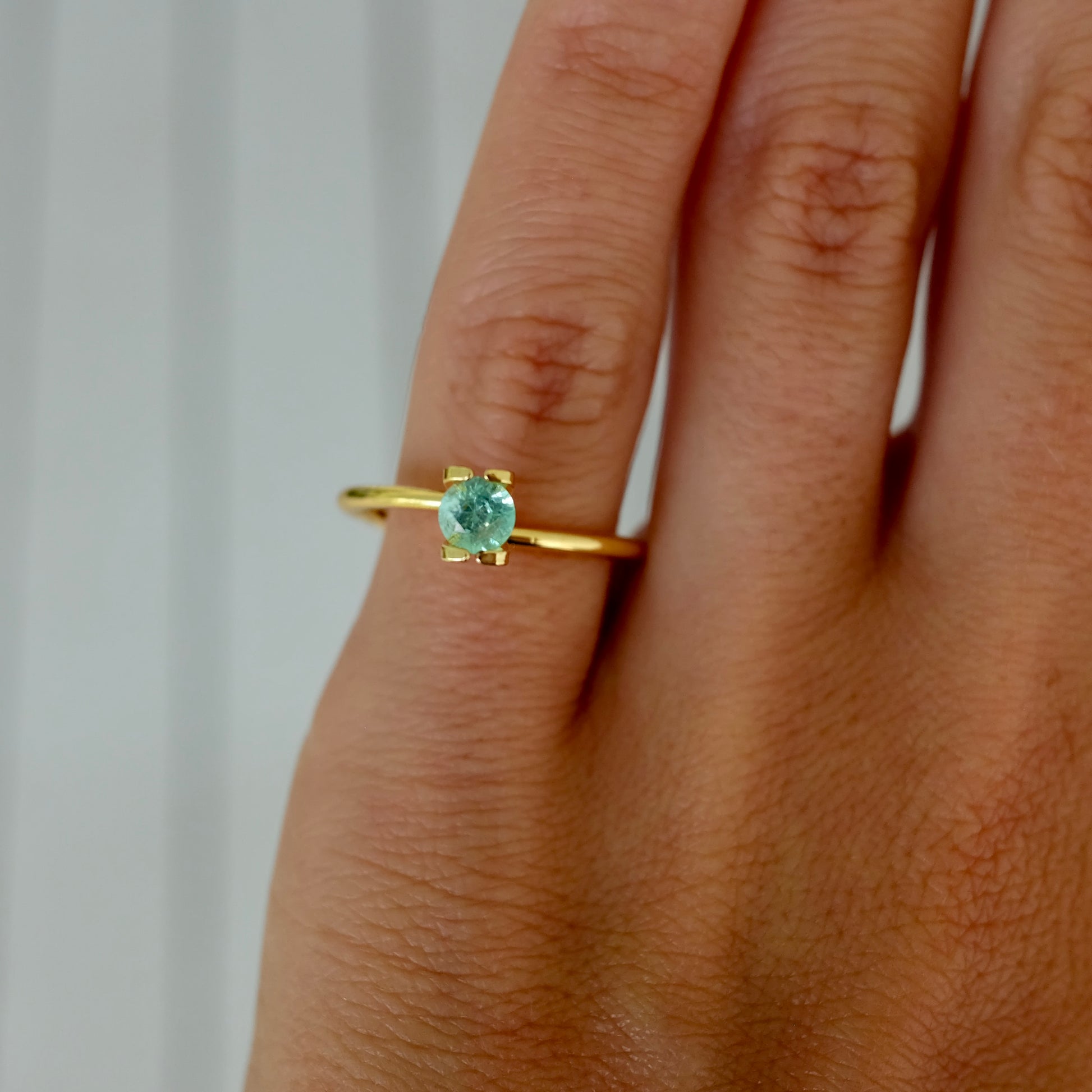 *NEW* Bespoke 0.33 Carat Round Paraíba Tourmaline