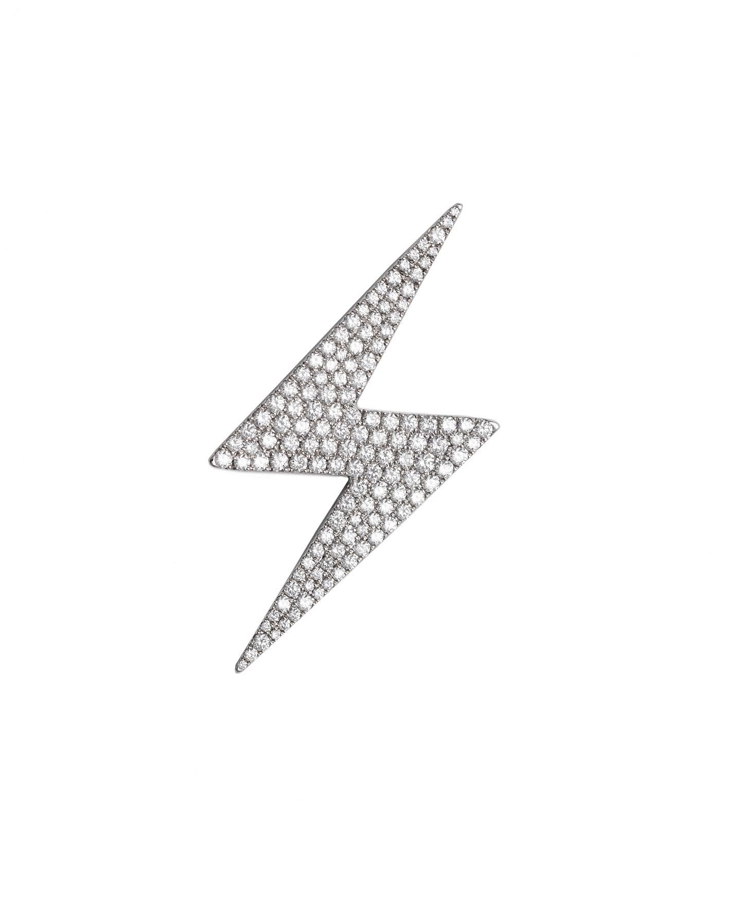 Full Diamond Lightening Bolt