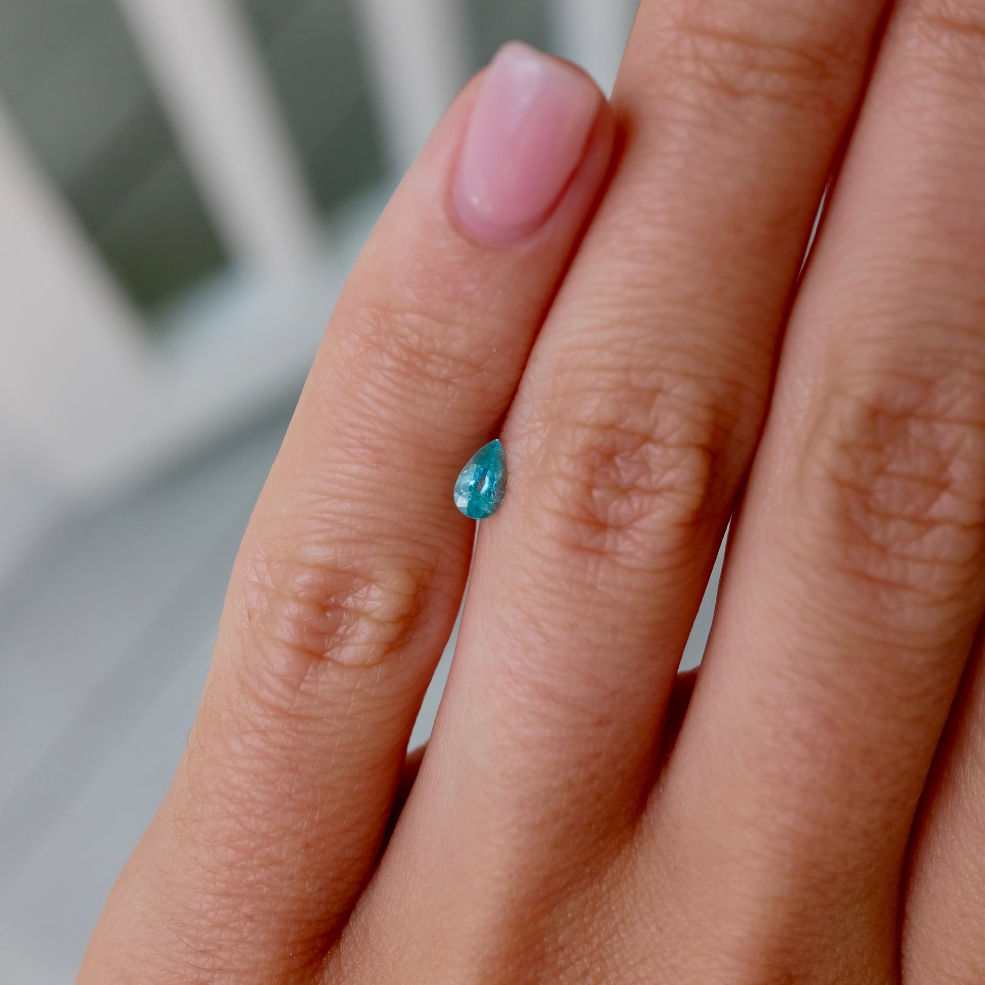 Bespoke 0.28 Carat Pear Paraíba Tourmaline-SOLD OUT