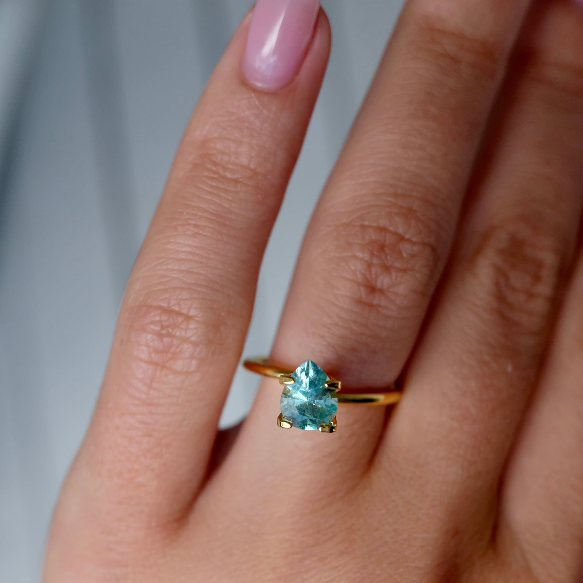 *NEW* Bespoke 1.17 Carat Pear Paraíba Tourmaline