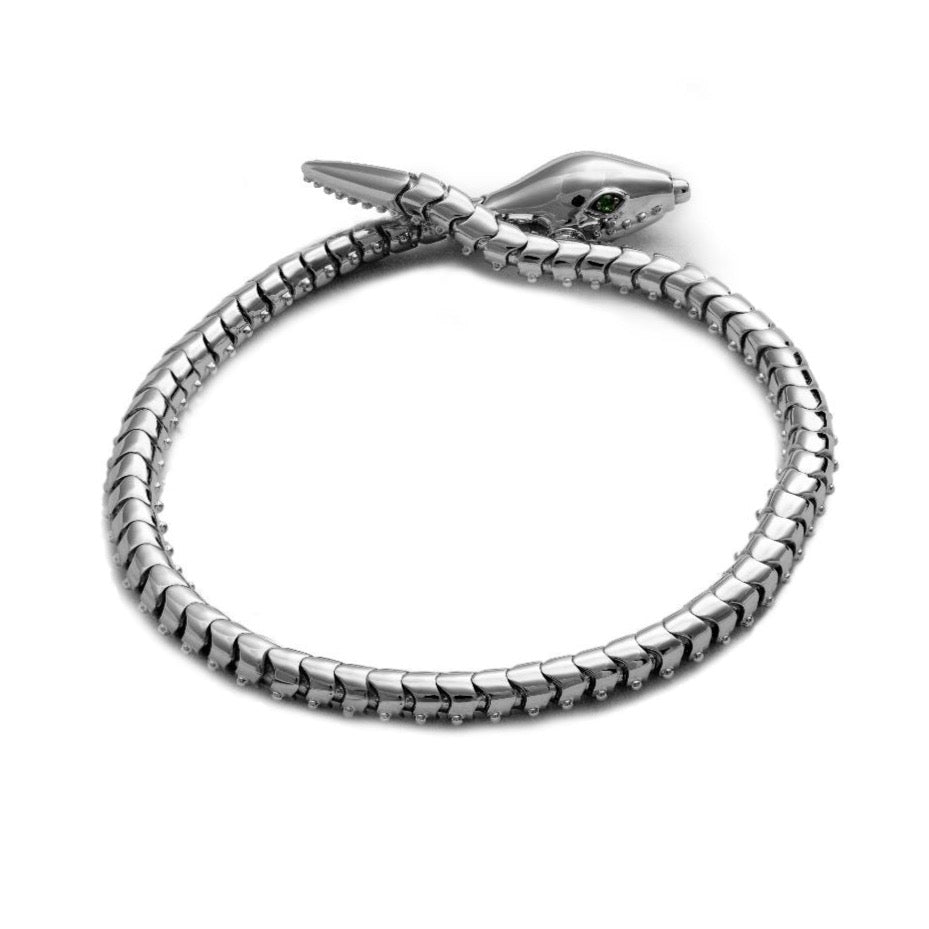 Solid Gold Serpent Bracelet