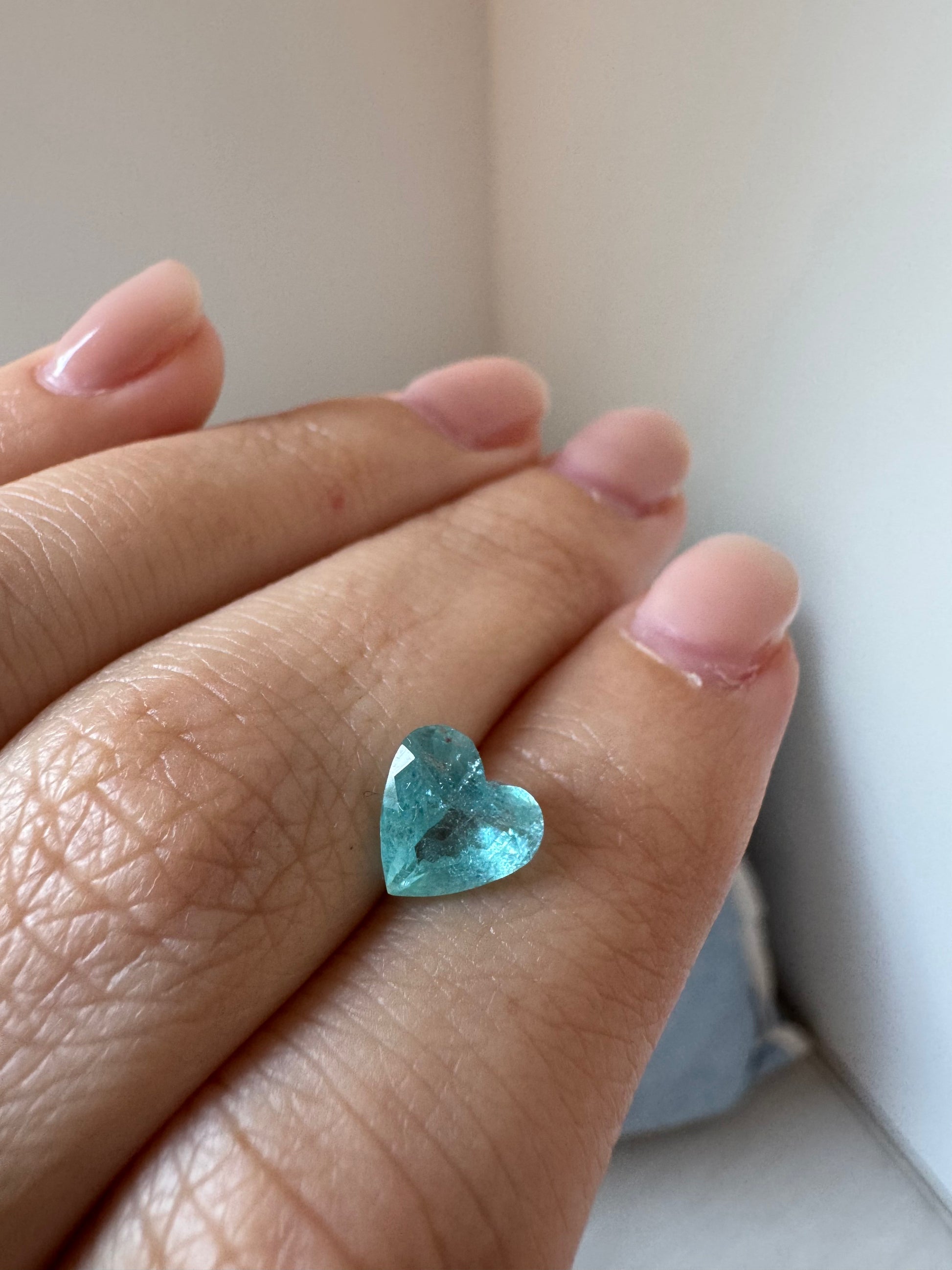 Bespoke 1.67 Carat Heart Paraíba Tourmaline