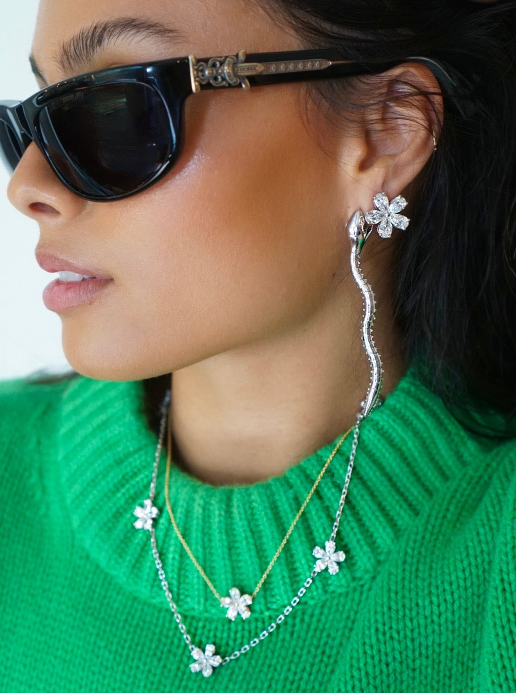 Gold Bite Earrings