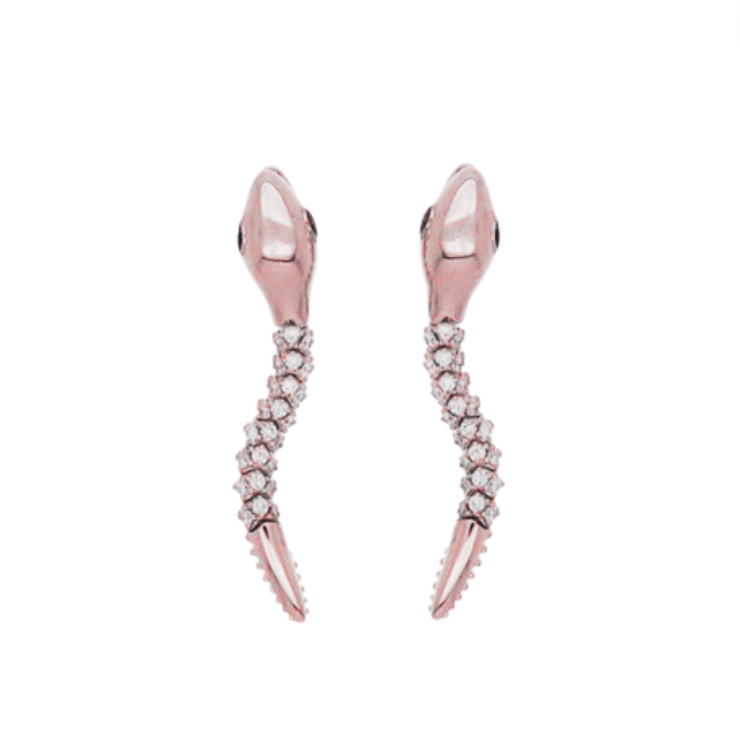 Small Bite Earrings Diamond Body
