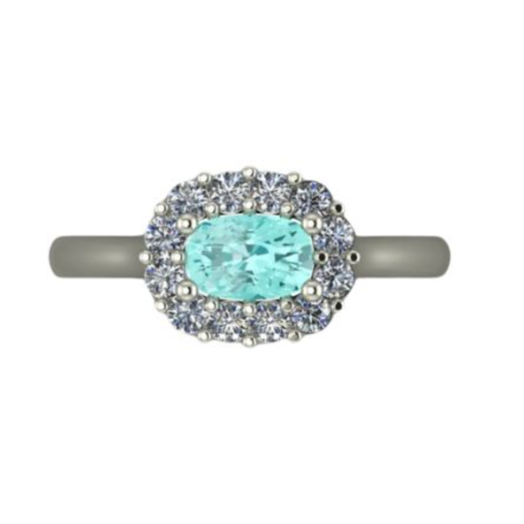 Bespoke 0.54 Carat Cushion Paraíba Tourmaline-SOLD OUT