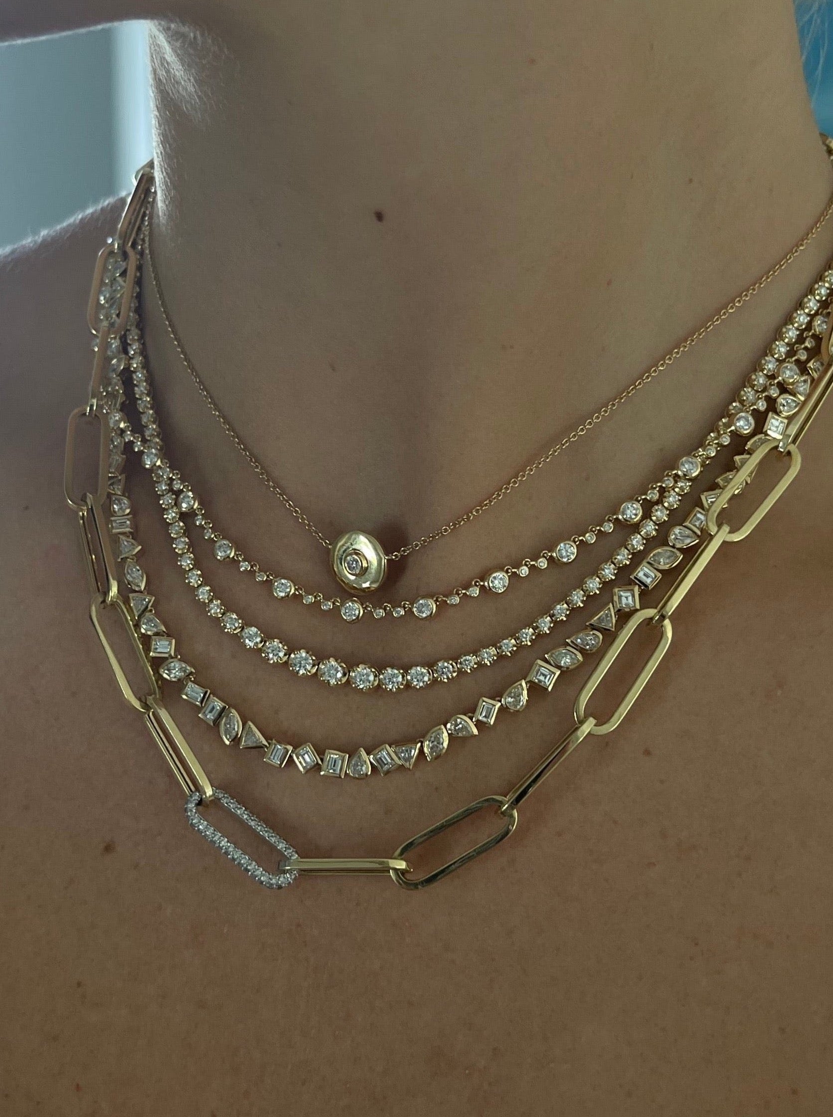 Mini Saucer Necklace