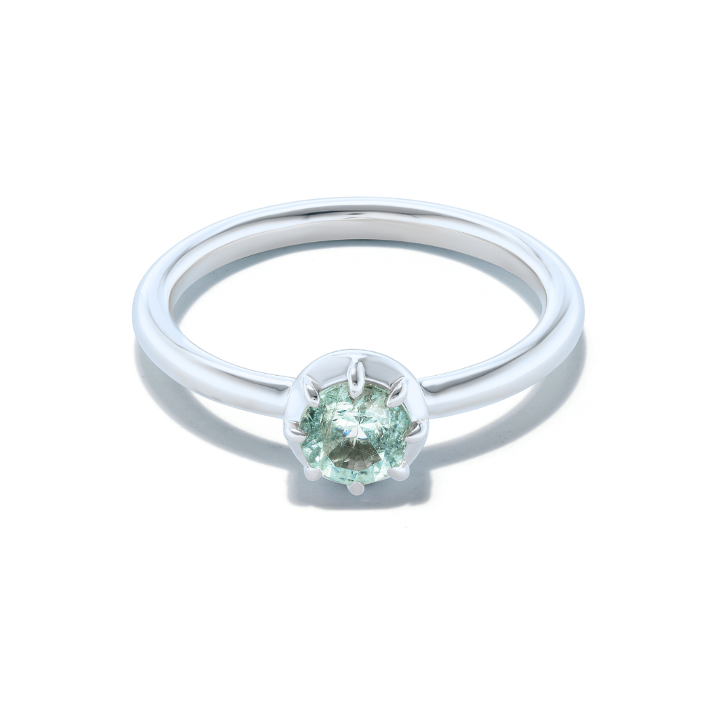 Bespoke 0.27 Carat Round Paraíba Tourmaline