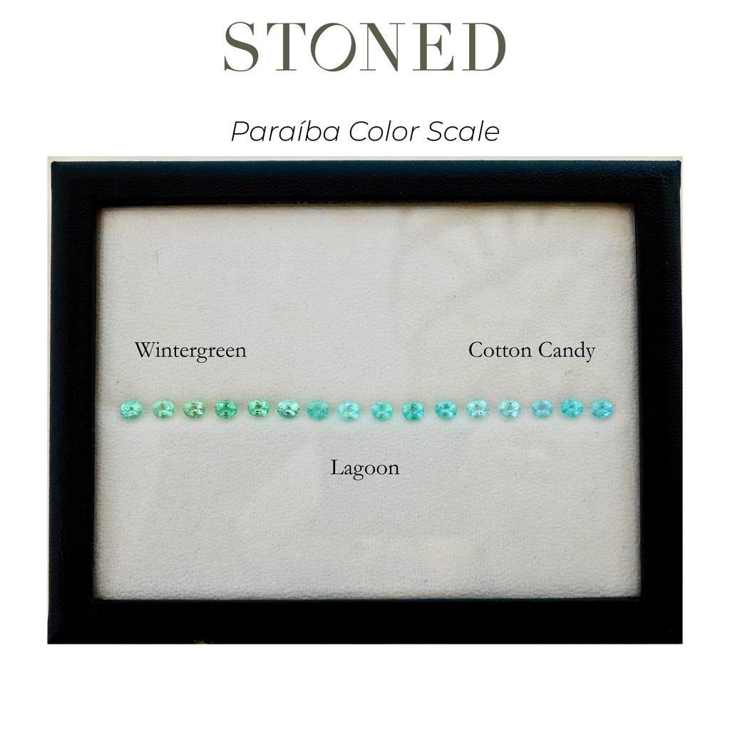 *NEW* Bespoke 10.13 Carat Oval Ombré Paraíba Tourmaline & Diamond Bracelet