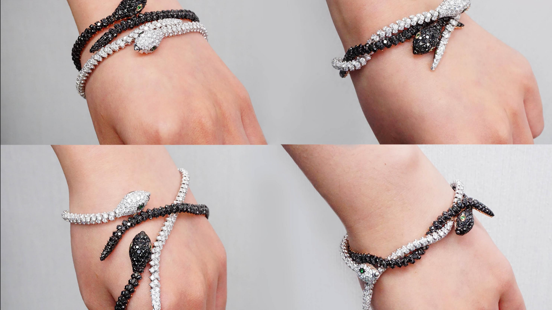 Diamond Body Serpent Bracelet