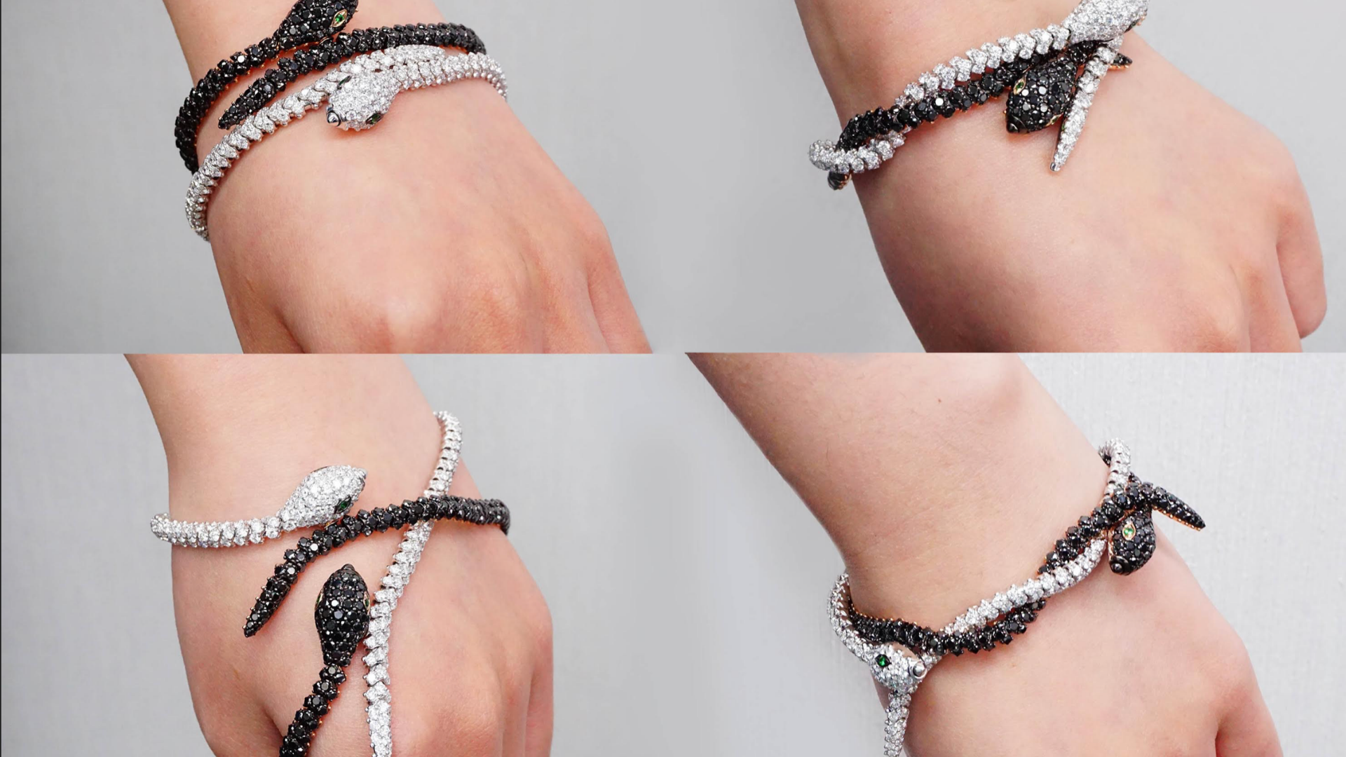 Solid Gold Serpent Bracelet