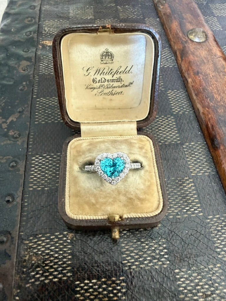 *NEW* Bespoke 1.44CT Paraíba Candy Heart Ring