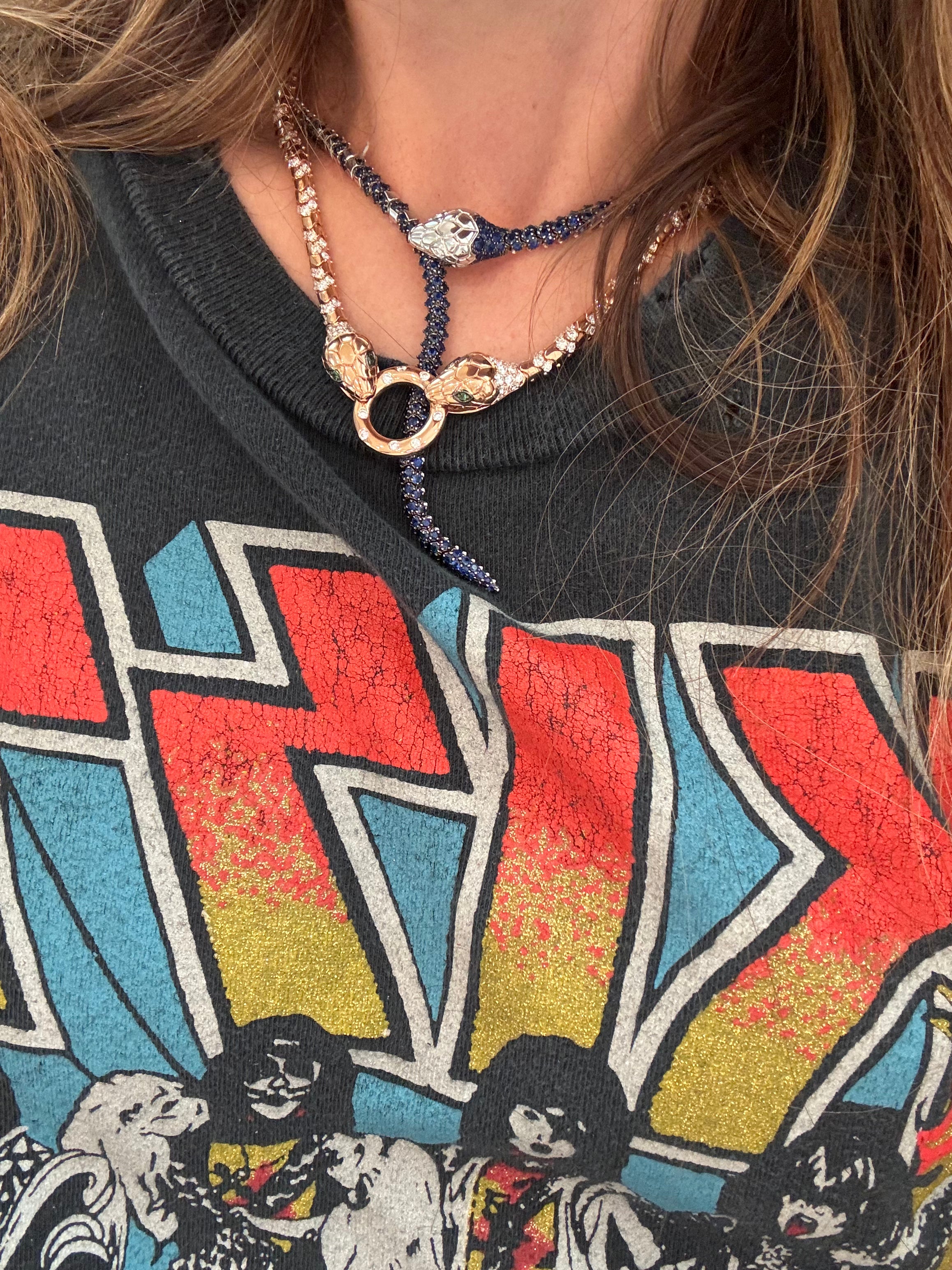 Nouveau Double Head Necklace