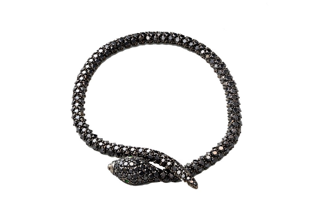 Black Diamond Serpent Bracelet