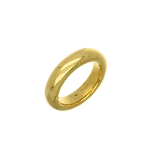 Solid Gold Jean Ring
