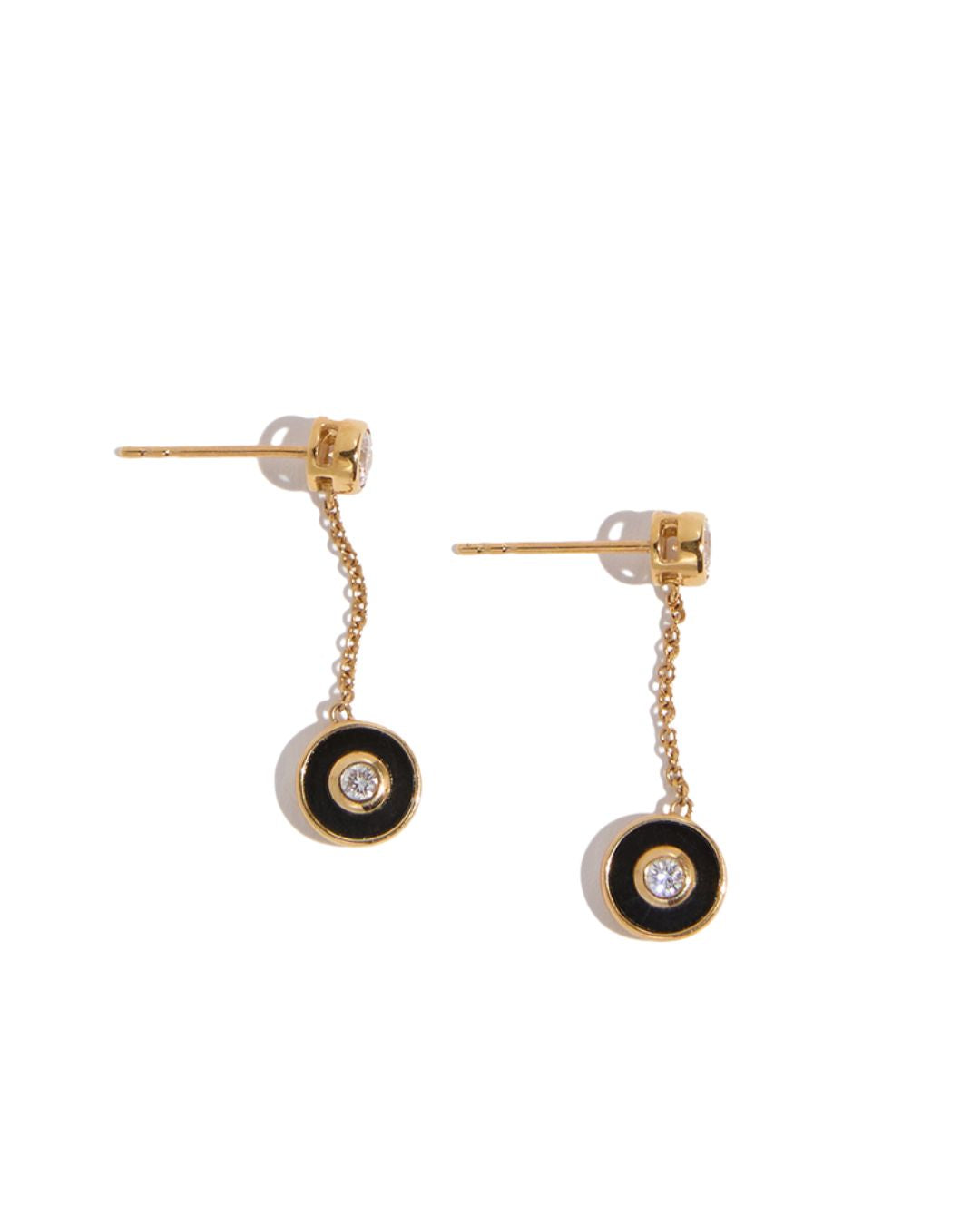 Mini Starburst Saucer Earring