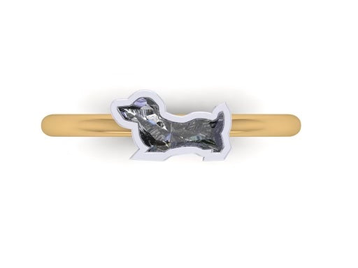 Mini Dachshund Pinky Ring