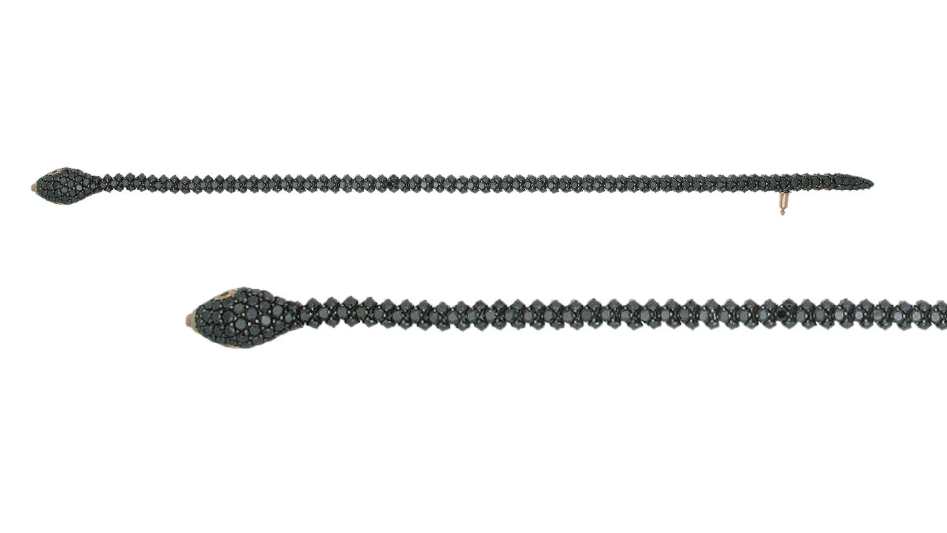 Black Diamond Serpent Bracelet