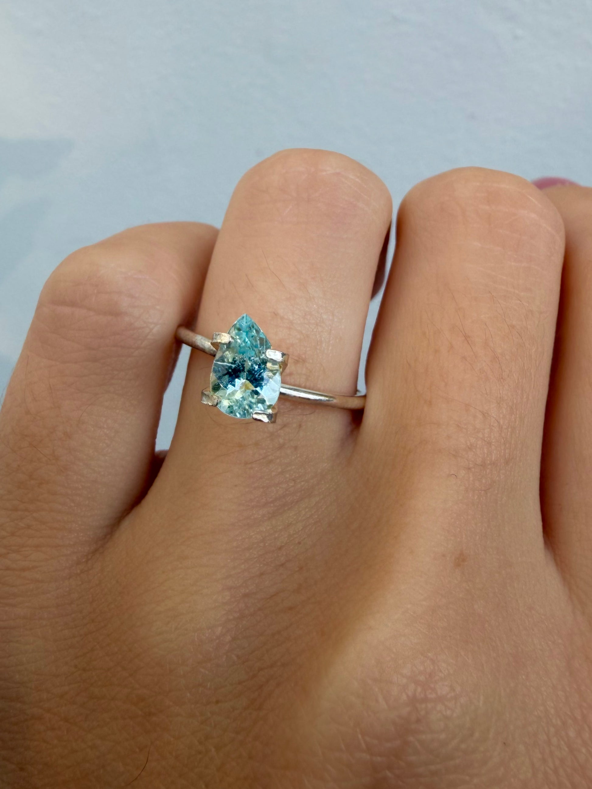 *BLACK FRIDAY* Bespoke 0.87 Carat Pear Paraíba Tourmaline