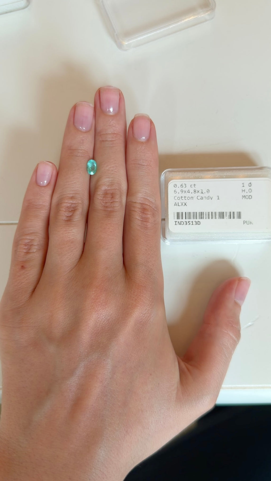 *SEPTEMBER GEM DROP* Bespoke 0.63 Carat Oval Cut Paraíba Tourmaline