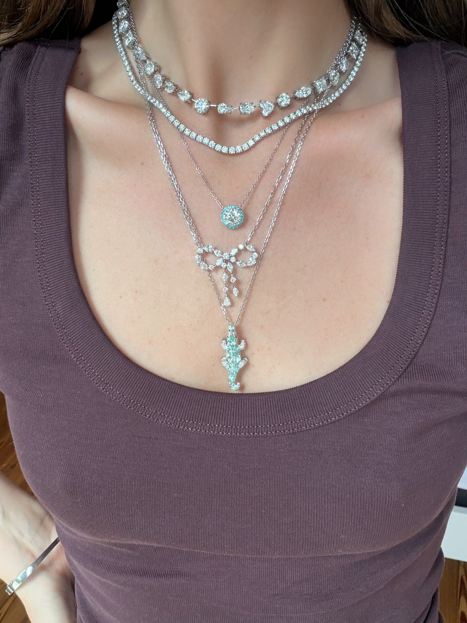 Paraíba Aura Pendant