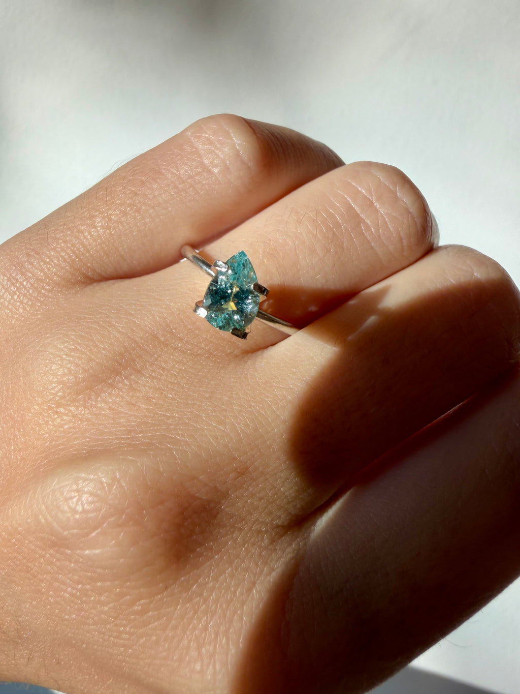 *BLACK FRIDAY* Bespoke 0.87 Carat Pear Paraíba Tourmaline