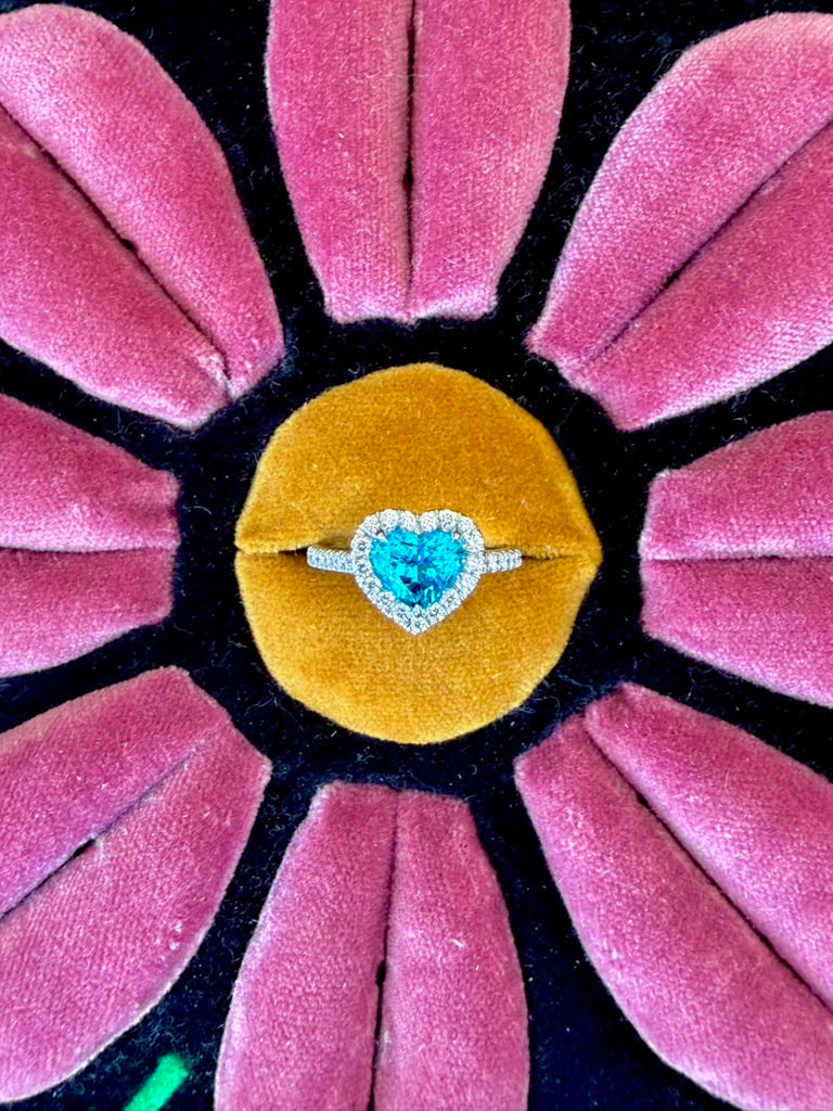 *NEW* Bespoke 1.44CT Paraíba Candy Heart Ring