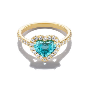 *NEW* Bespoke 1.17CT Paraíba Candy Heart Ring