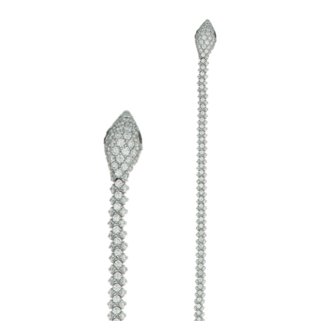 Full Diamond Serpent Bracelet