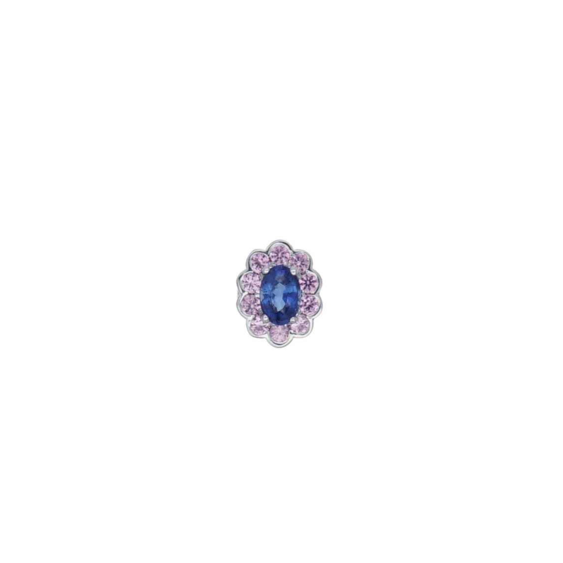 Fleur Charm in Pink & Blue