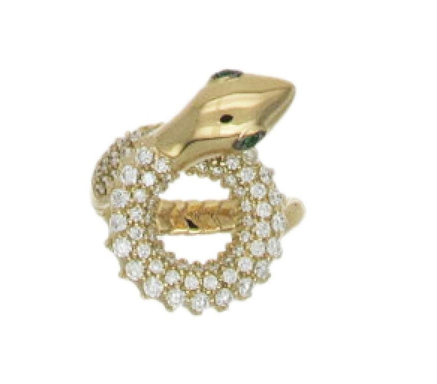 Coiled Serpent Ring