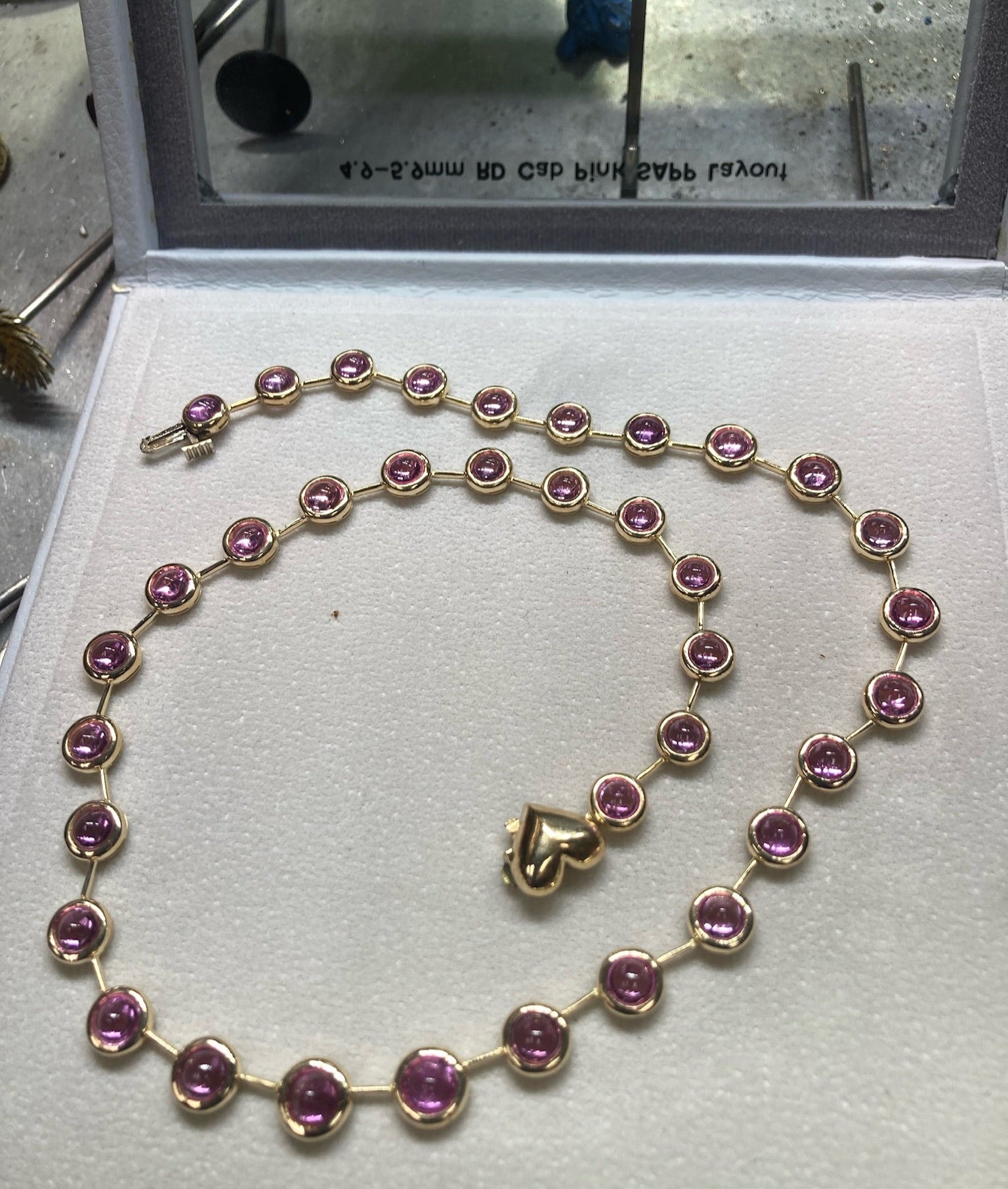*NEW* Pink Sapphire Cloud Necklace