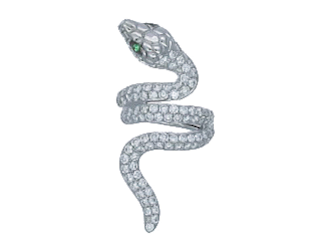 Nouveau Serpent Ear Cuff