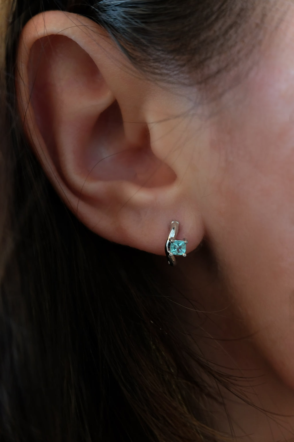 Bespoke 0.70 Carat Cushion Paraíba Tourmaline Layout-SOLD OUT