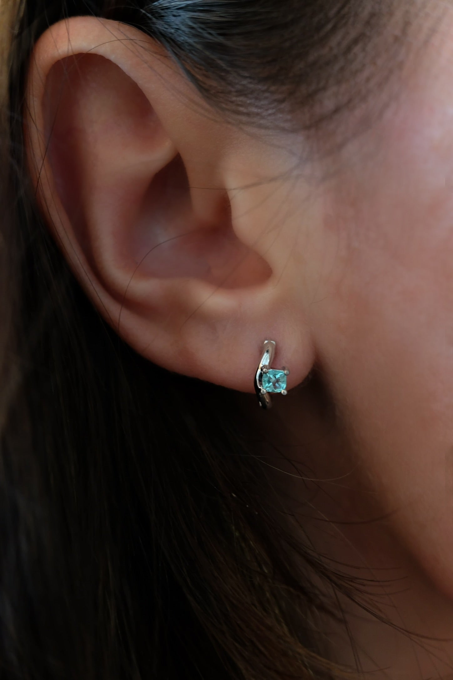 Bespoke 0.70 Carat Cushion Paraíba Tourmaline Layout-SOLD OUT