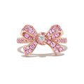 Pink Sapphire Bow Ring