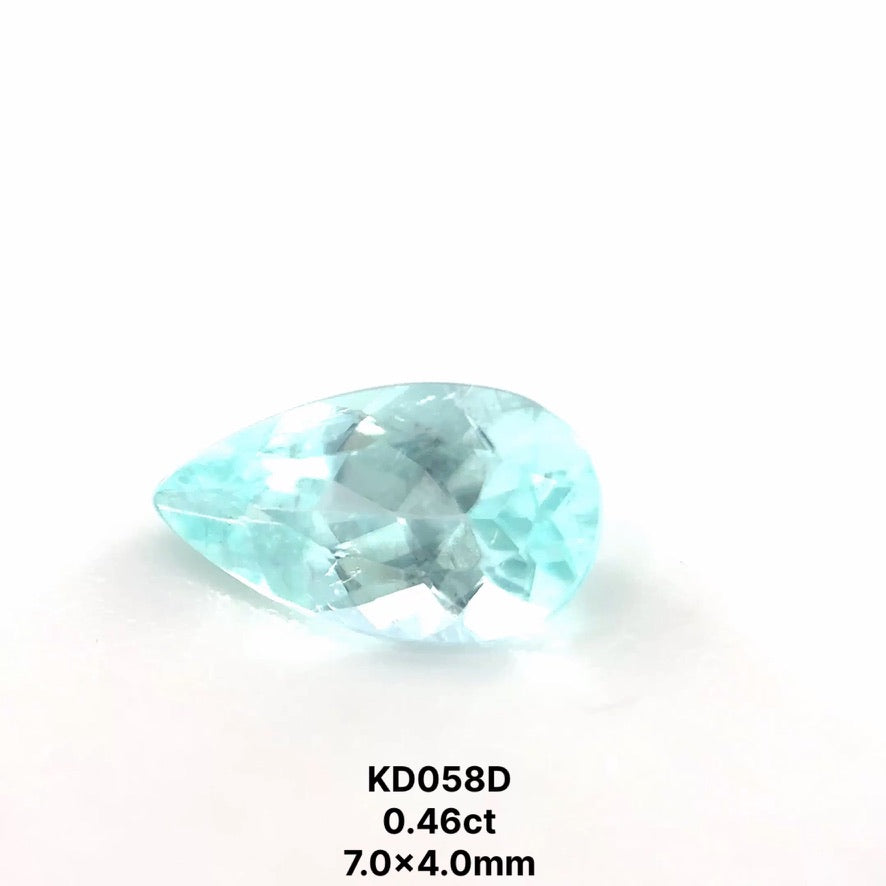 *PARAIBAMAS* Bespoke 0.46 Carat Pear Paraíba Tourmaline