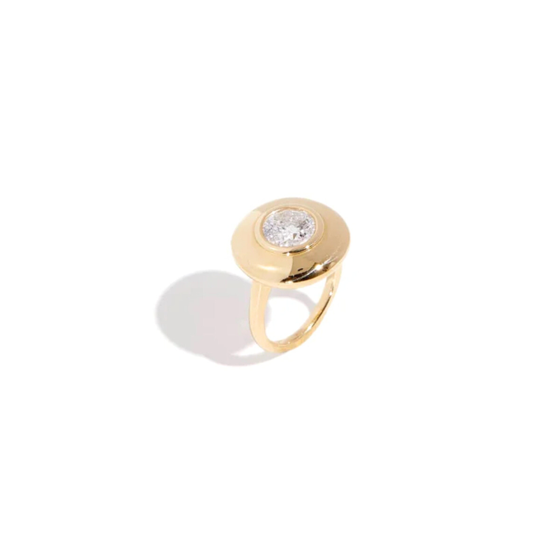 Classic 2ct Diamond Saucer Ring