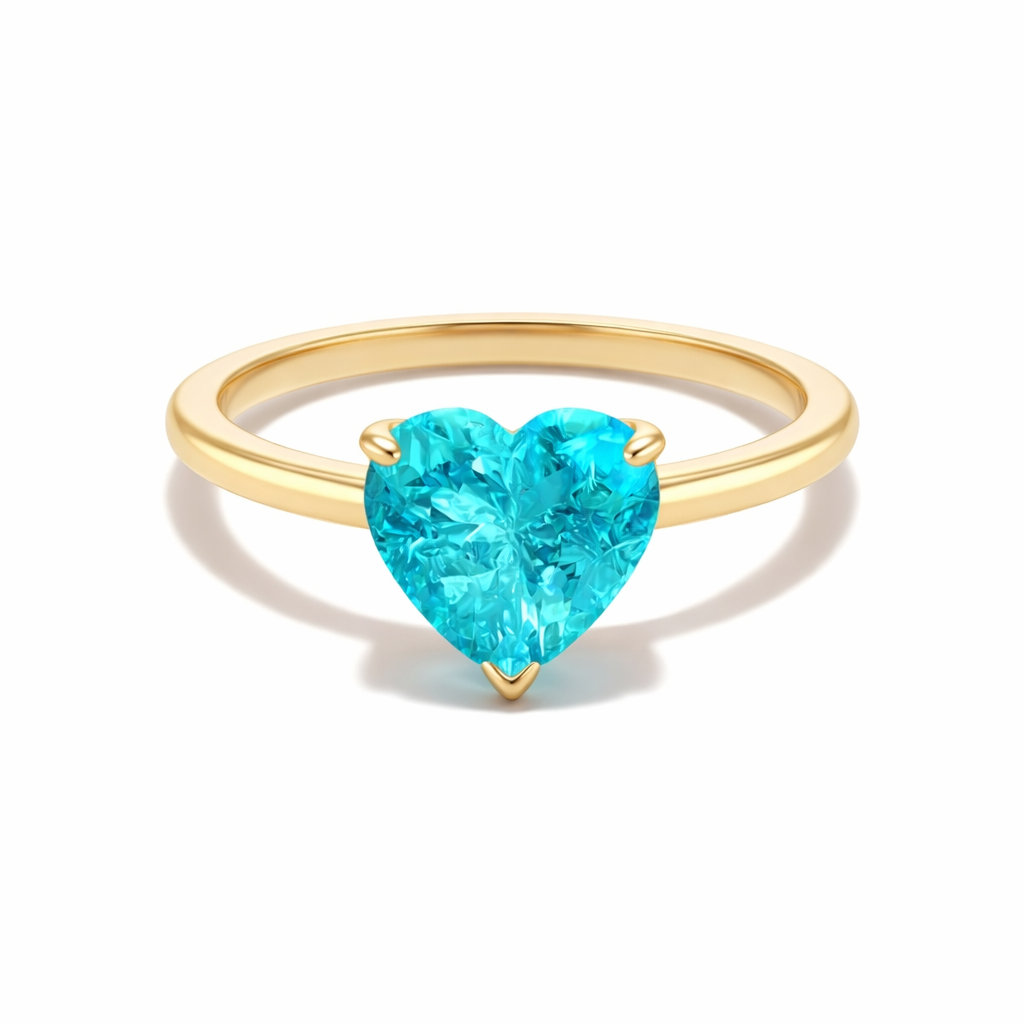 *NEW* Bespoke 1.42 Carat Heart Paraíba Tourmaline