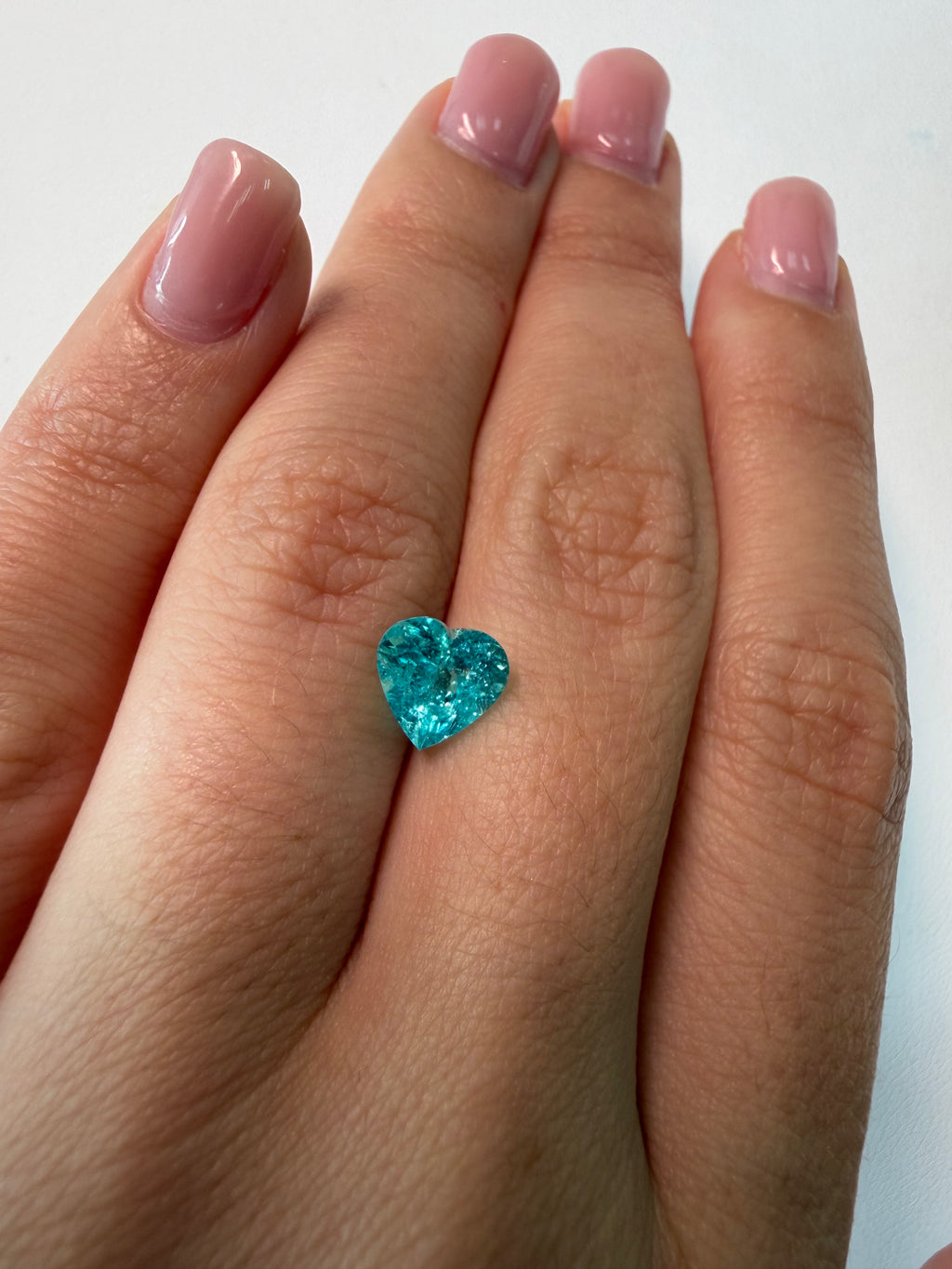 *NEW* Bespoke 1.42 Carat Heart Paraíba Tourmaline