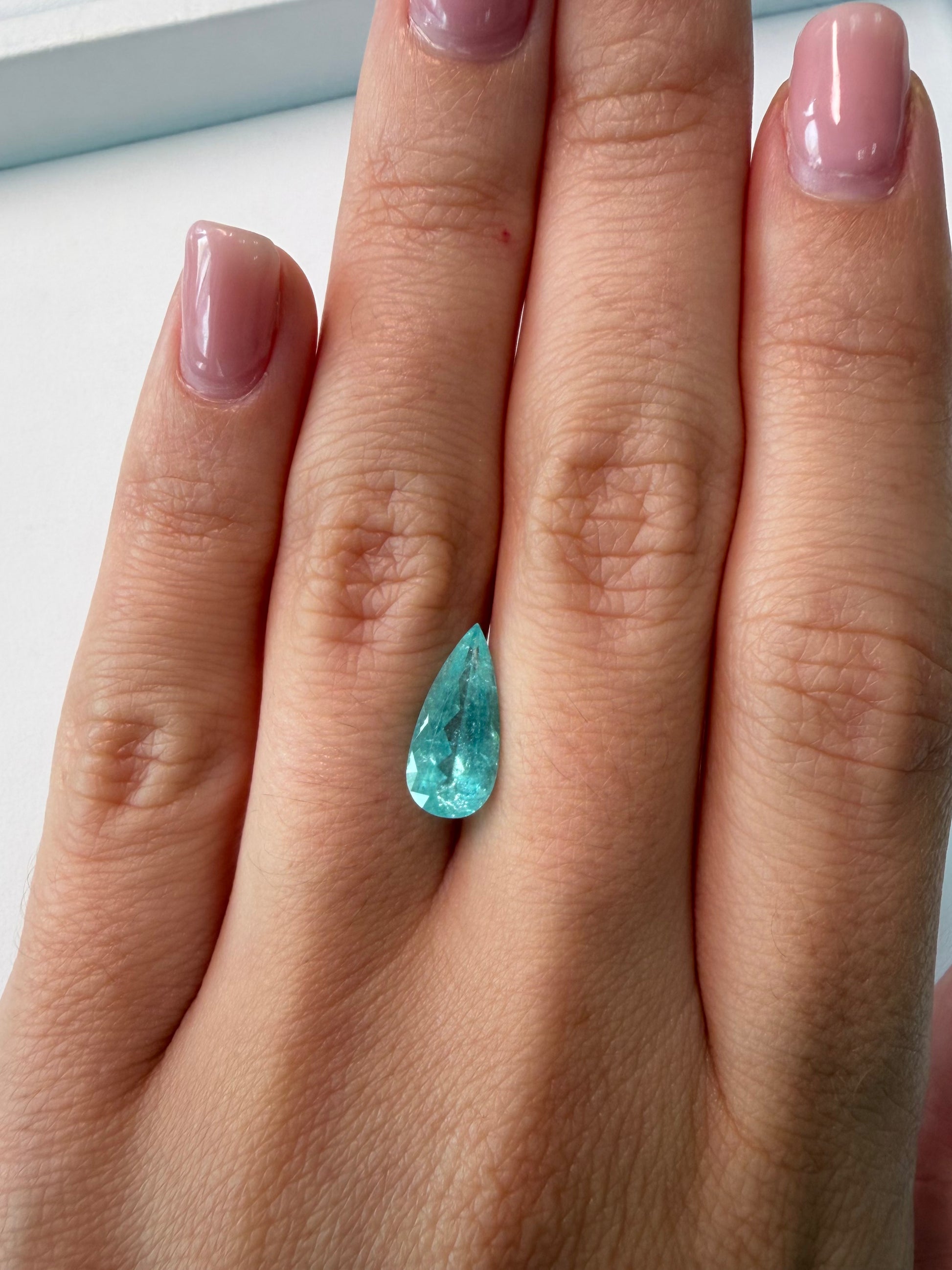 *NEW* Bespoke 2.23 Carat Pear Paraíba Tourmaline
