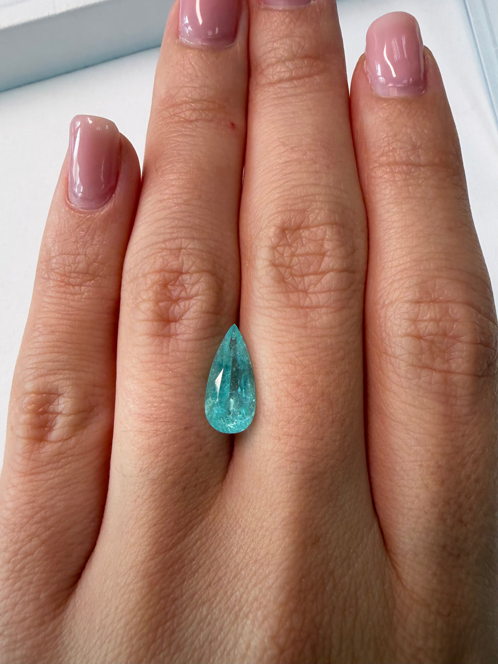*NEW* Bespoke 2.23 Carat Pear Paraíba Tourmaline