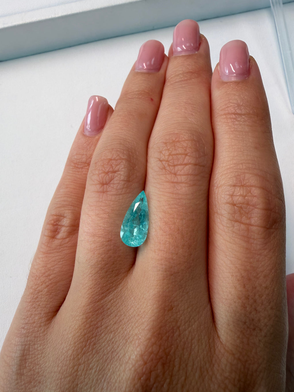 *NEW* Bespoke 2.23 Carat Pear Paraíba Tourmaline