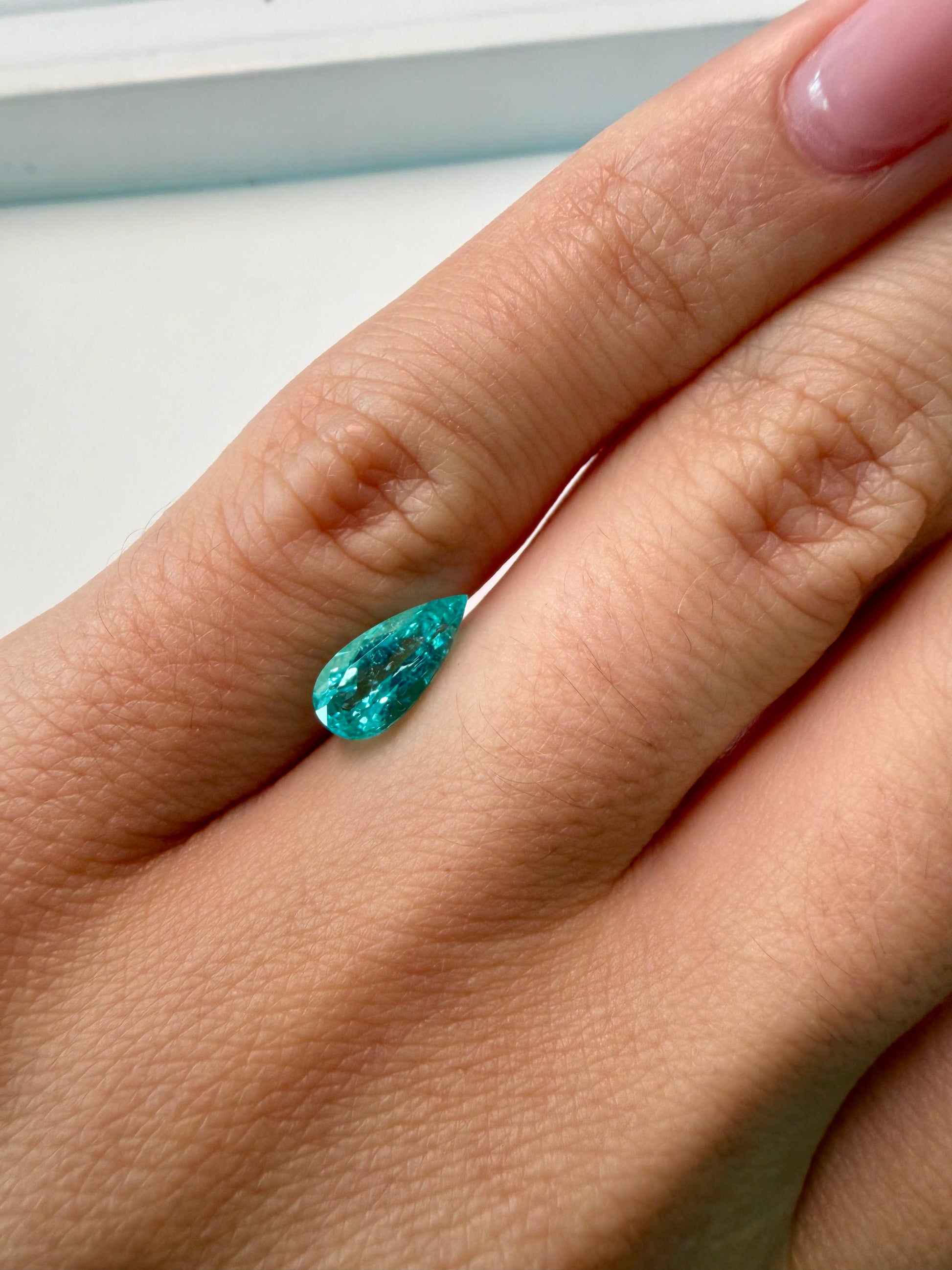 *NEW* Bespoke 1.15 Carat Pear Paraíba Tourmaline