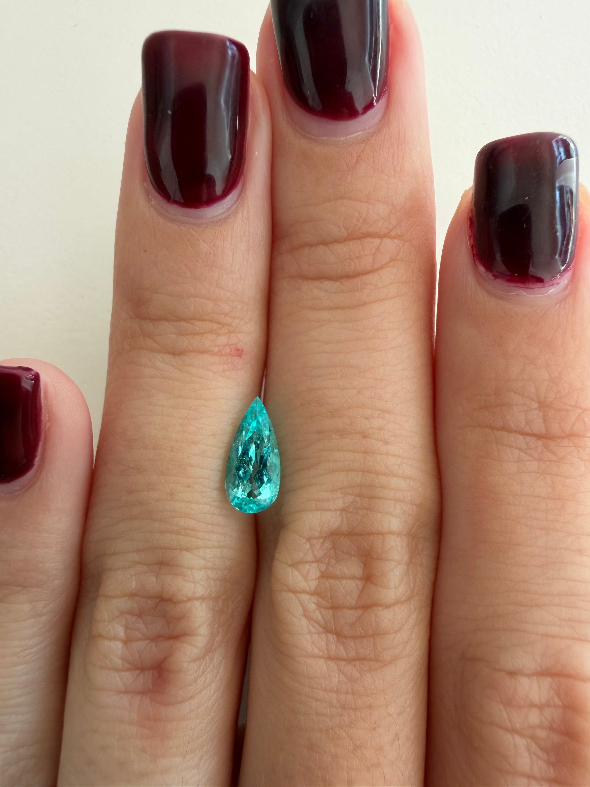 *NEW* Bespoke 1.15 Carat Pear Paraíba Tourmaline