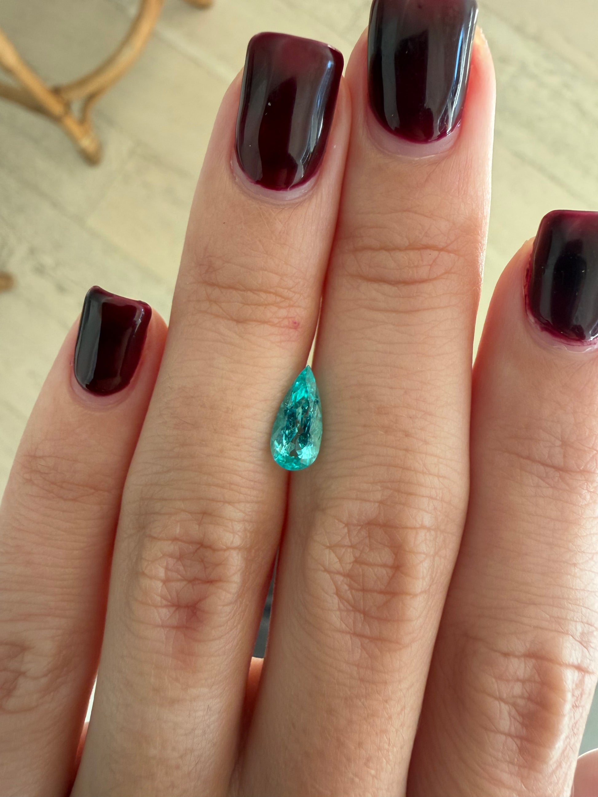 *NEW* Bespoke 1.15 Carat Pear Paraíba Tourmaline