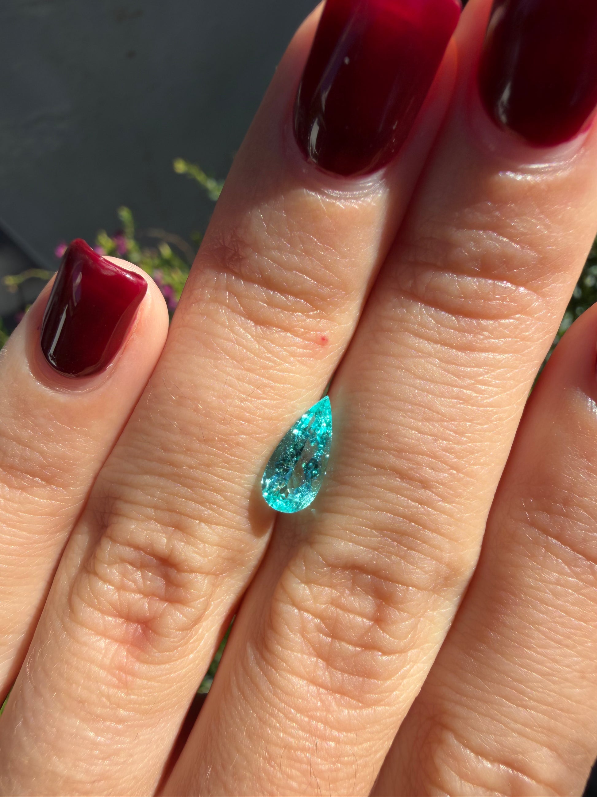 *NEW* Bespoke 1.15 Carat Pear Paraíba Tourmaline