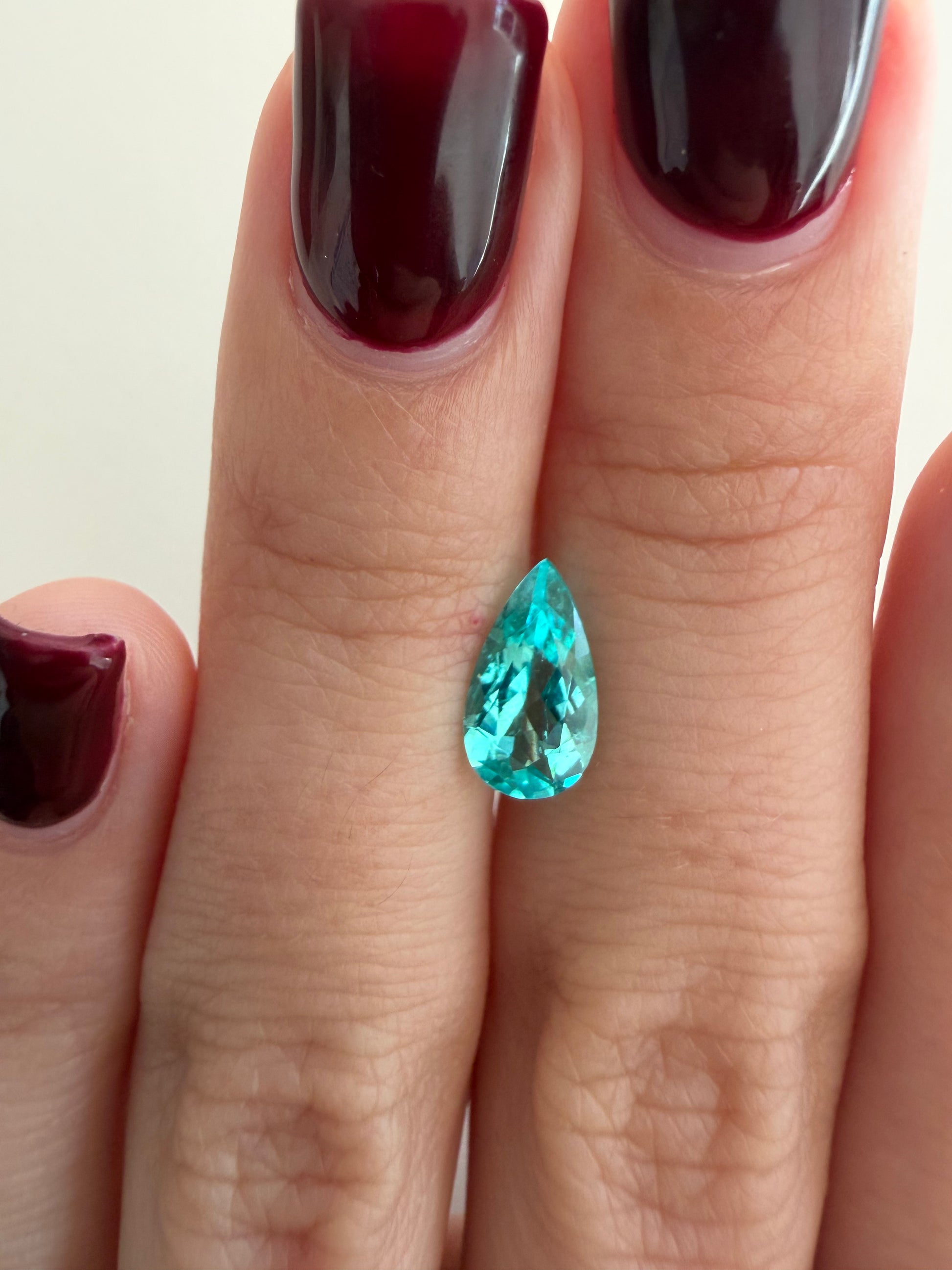 *NEW* Bespoke 1.30 Carat Pear Paraíba Tourmaline