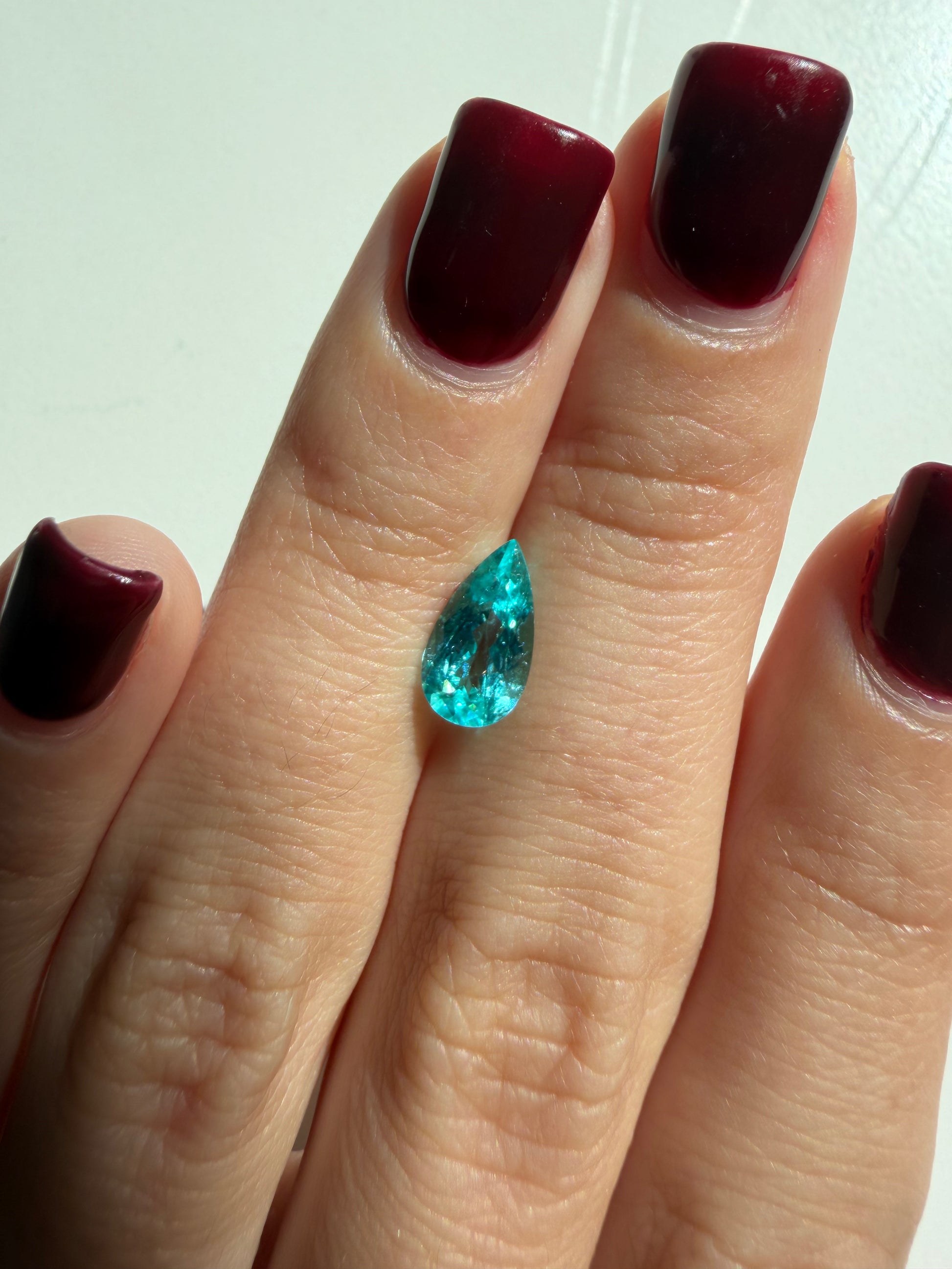 *NEW* Bespoke 1.30 Carat Pear Paraíba Tourmaline