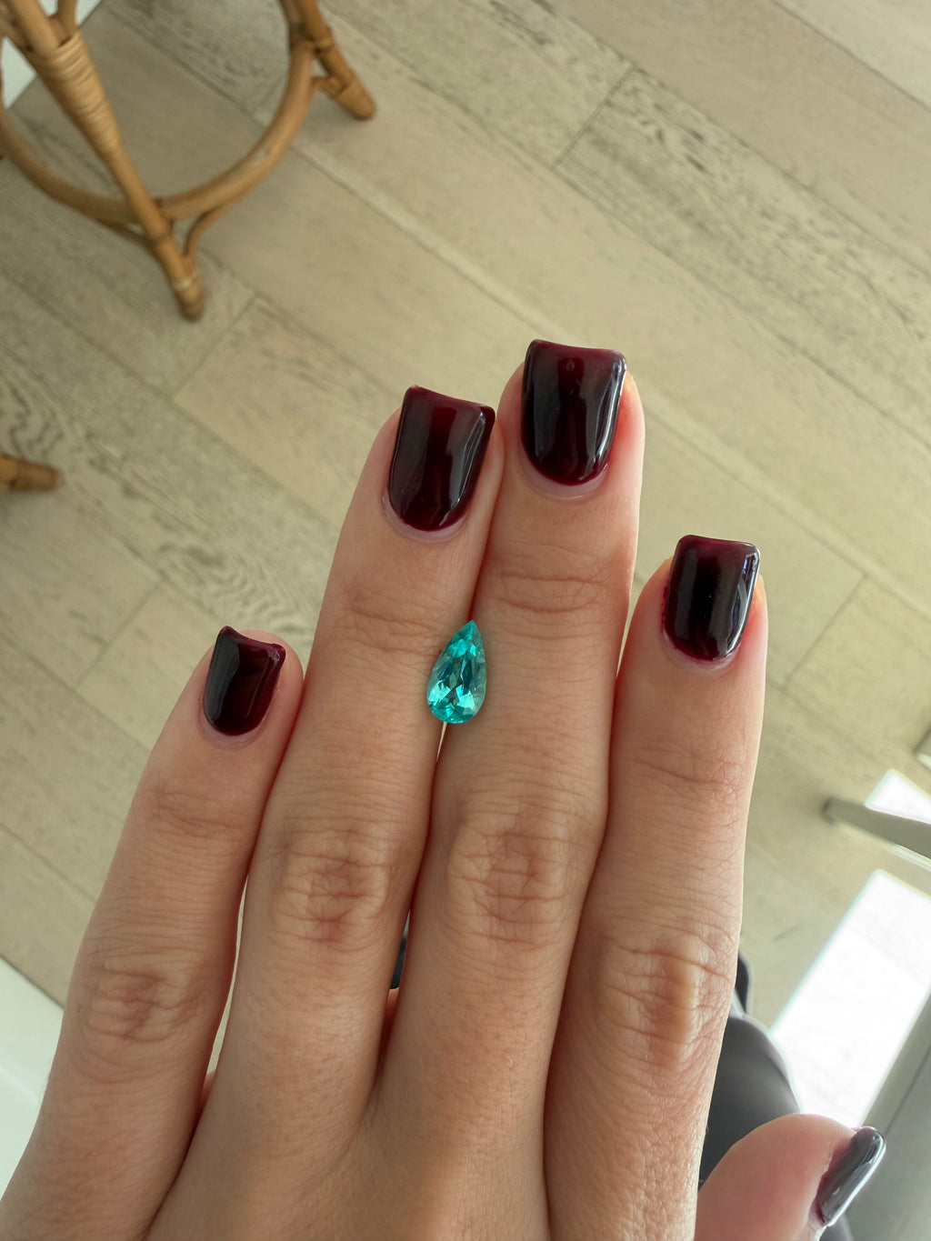 *NEW* Bespoke 1.30 Carat Pear Paraíba Tourmaline